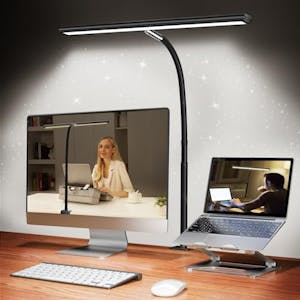 Gooseneck LED Clamp Desk Lamp