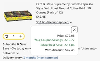 coffee brick
