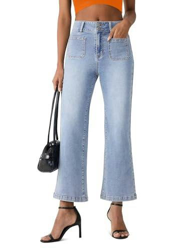Women's Cropped Flare Jeans