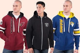 NFL Team Hoodies, as Low as $16.99 at QVC card image