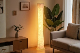 Lifestyle image of a Sunmory Floor Lamp in home setting