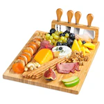 Bamboo Cheese Board and Charcuterie Set