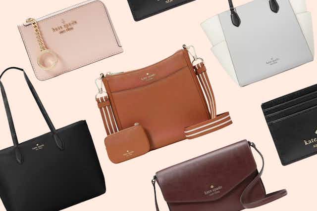 Huge Kate Spade Sale on 180+ Styles: $75 Leather Bag, $55 Leather Wallet card image