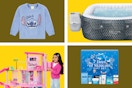 Stitch kids' sweater, Saluspa inflatable hot tub, Barbie Dreamhouse, Neutrogena beauty gift set