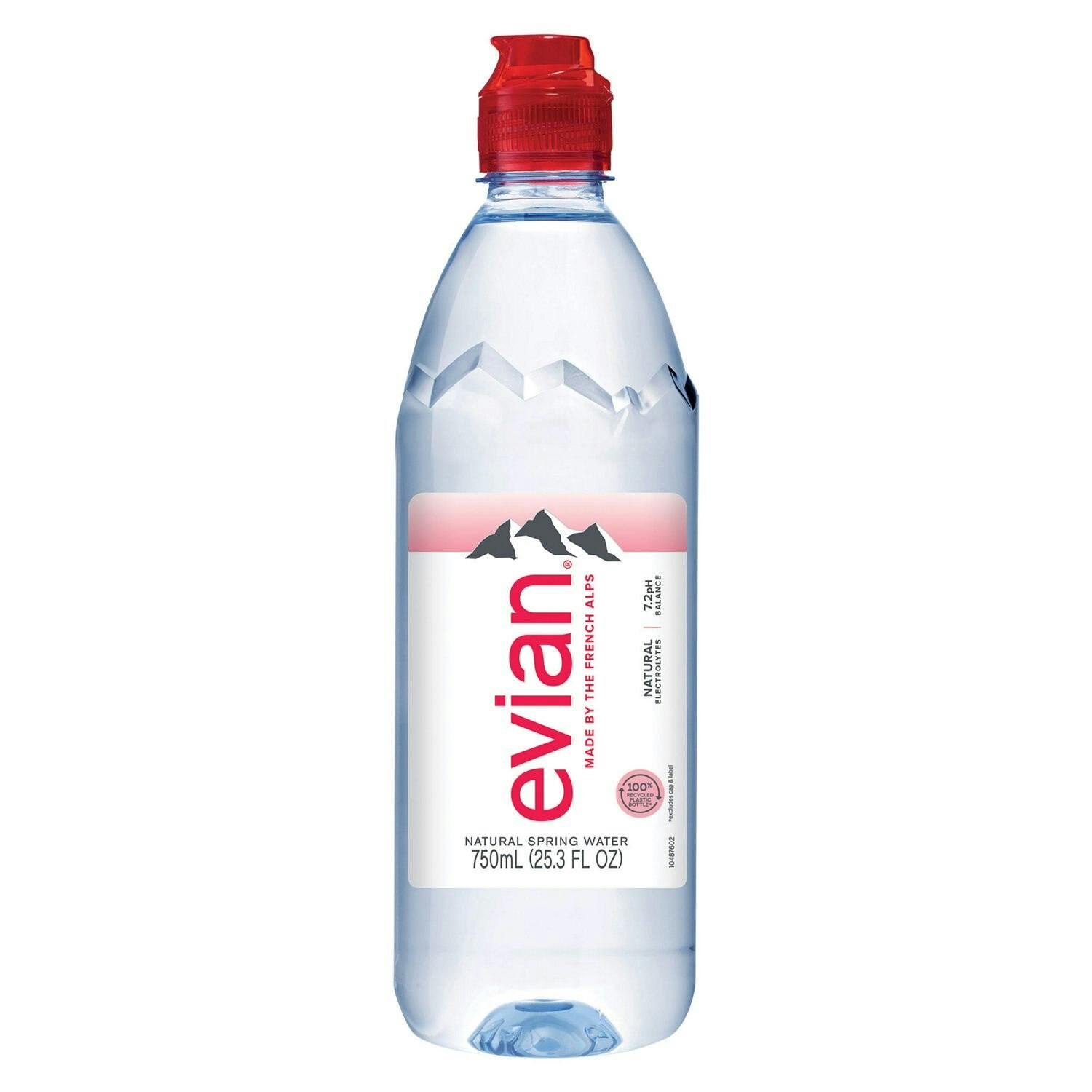 3 Evian Spring Waters