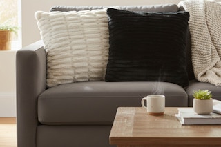 walmart mainstays faux fur throw pillows