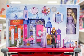 Disney Frozen Elsa Castle in Target shopping cart