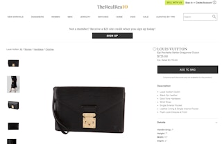 therealreal website