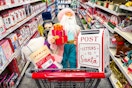 cvs joyward holiday items in a cart