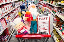 cvs joyward holiday items in a cart