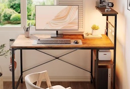 New Computer Desk on Sale at The Home Depot — Pay $90 (Reg. $126) card image