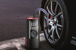 Portable Air Compressor, Only $12.97 on Amazon (Reg. $58.99) card image