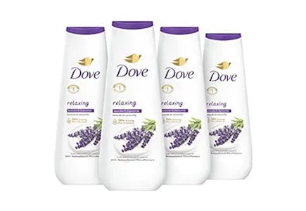 Dove Body Wash 4-Pack