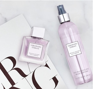 stock image of vera wang fragrance and body mist