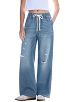 Dokotoo Women's Wide Leg Jeans