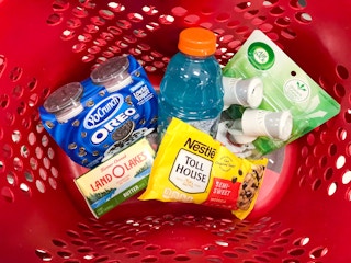 air wick land o lakes nestle tollhouse gatorade and yocrunch in a target basket