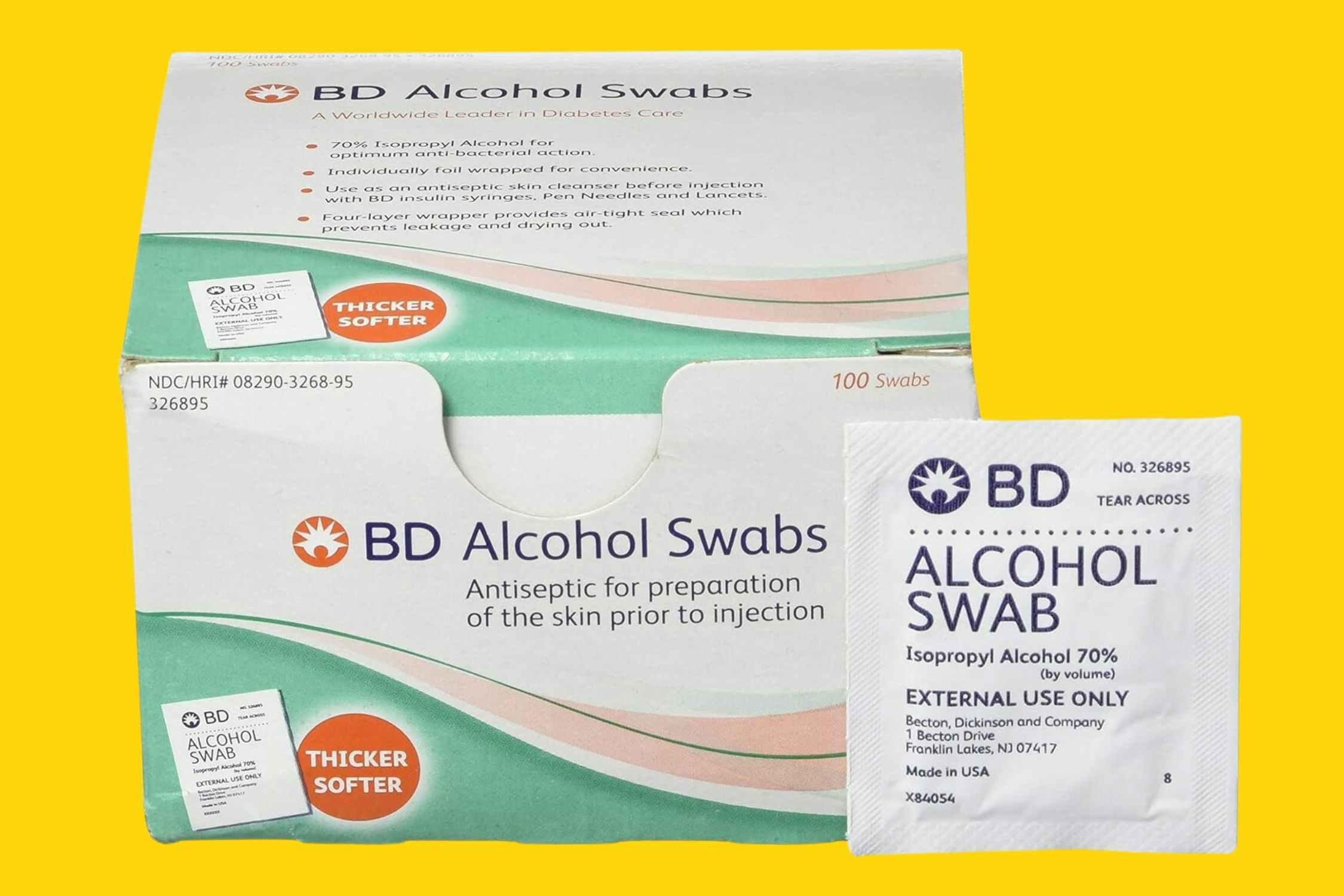 Get 100 Alcohol Swabs for as Low as $2.07 on Amazon