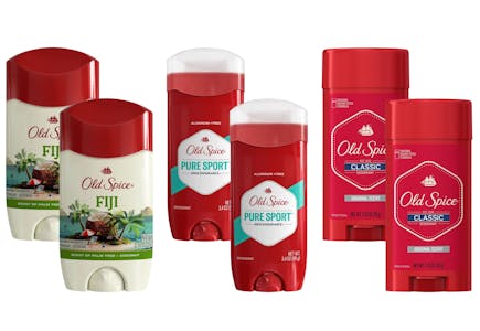 6 Old Spice Deodorants