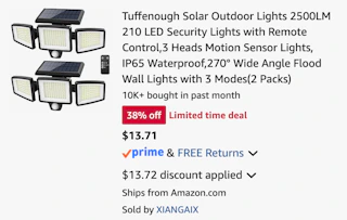 Amazon Solar Outdoor Lights 2026 2