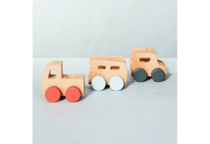 Magnolia Wooden Toy Car Set
