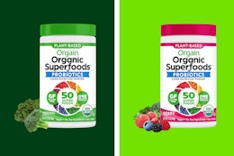 Orgain Organic Greens Powder, as Low as $5.24 on Amazon card image