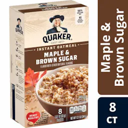 2 Quaker Instant Oatmeal Boxes