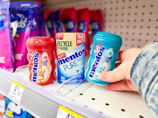 mentos gum shelf shot walgreens