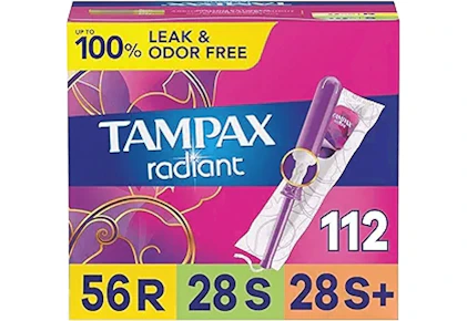3 Tampax Tampons 4-Packs