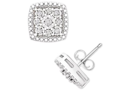 Diamond Stud Earrings