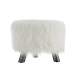 Faux Fur Foot Stool