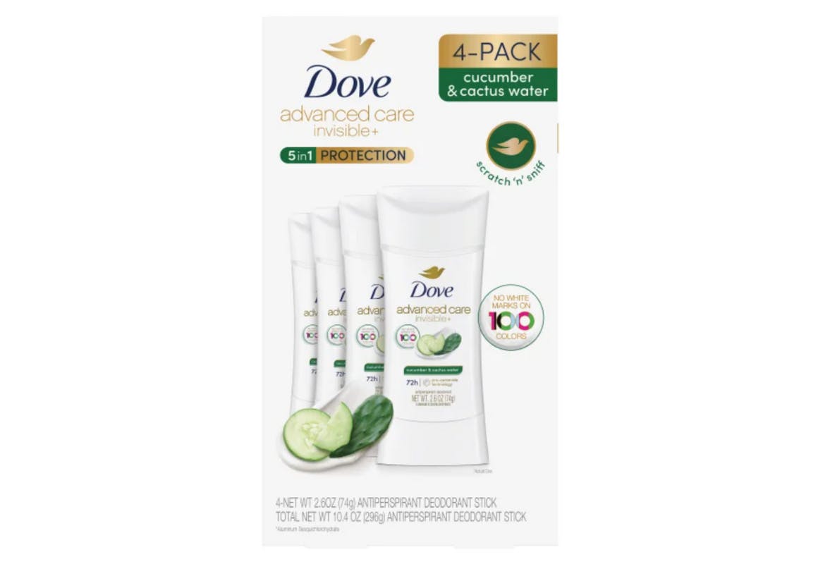 Dove Deodorant 4-Pack