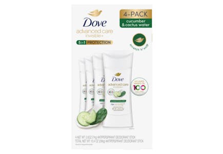 Dove Deodorant 4-Pack
