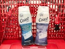 coast body wash in a cart at Target