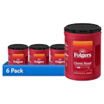 Folgers Classic Roast Coffee 6-Pack