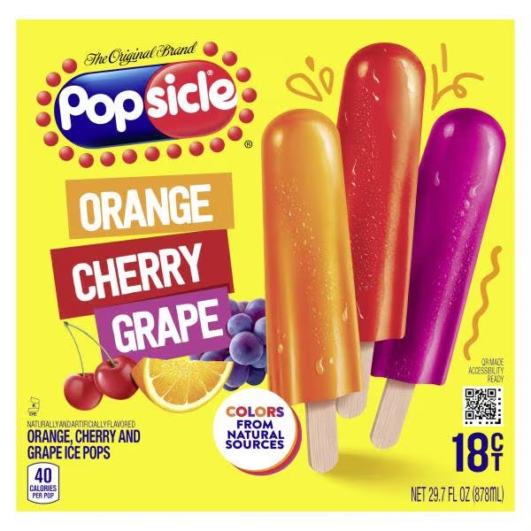 2 Popsicle Ice Pops Boxes