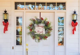 Lowe's Fraser Hill Farm Christmas wreath