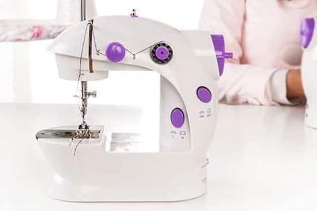Mini Sewing Machine, Only $15 on Amazon  card image