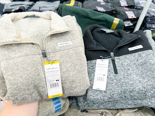 eddie bauer sweater fleece jackets