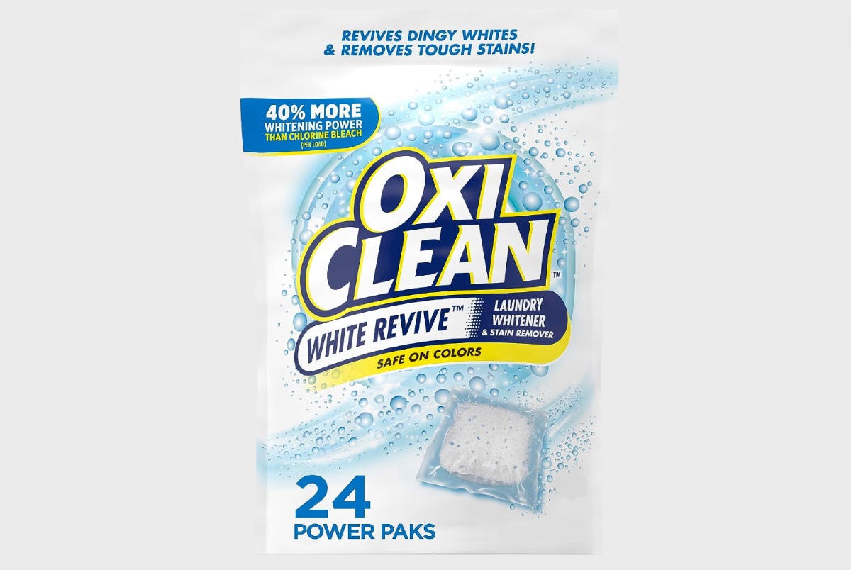 OxiClean White Revive Laundry Whitener + Stain Remover Power Paks