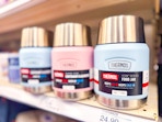 thermos food storage jars sitting on a target shelf