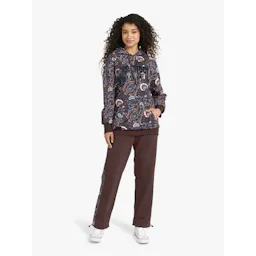 Adult Floral Paisley Fleece Hoodie