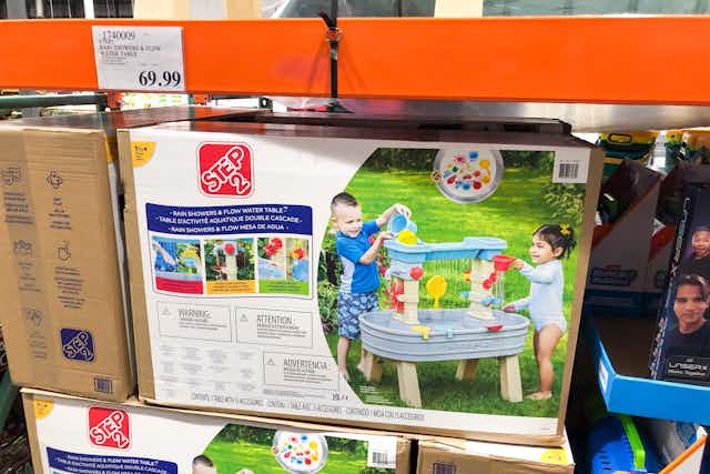 Step2 Rain Showers and Flow Water Table, Only $69.99 at Costco card image