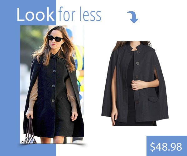 Look for Less: Pippa Middleton's Max Studio Cape