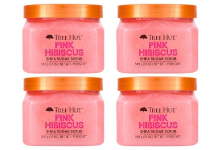 4 Tree Hut Shea Sugar Scrubs