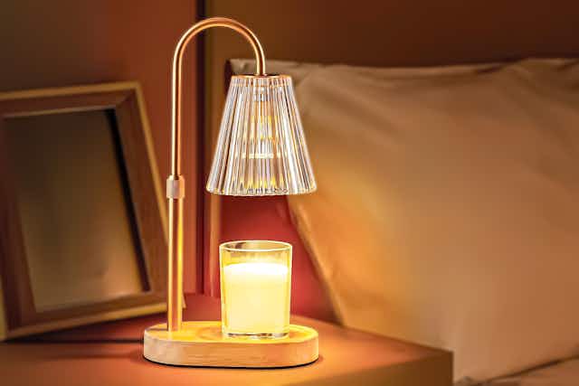 Dimmable Candle Warming Lamp, Only $24 at Walmart card image