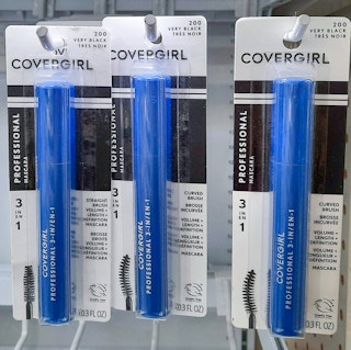 walmart covergirl professional 3-in-1 mascara black on shelf