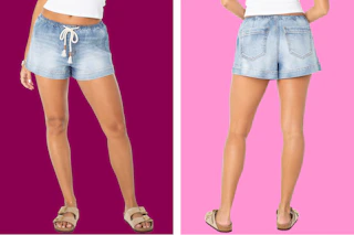 walmart womens denim shorts collage