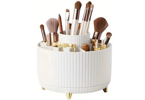 Rotating Makeup Brush Organizer