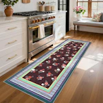 Vintage Floral Runner Rug