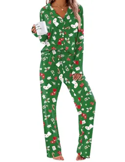 Ekouaer Women's Pajama Set